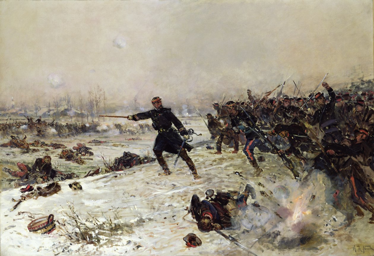 Episódio da Guerra de 1870, Batalha de Chenebier, 16 de janeiro de 1871, 1882 de Alphonse Marie de Neuville