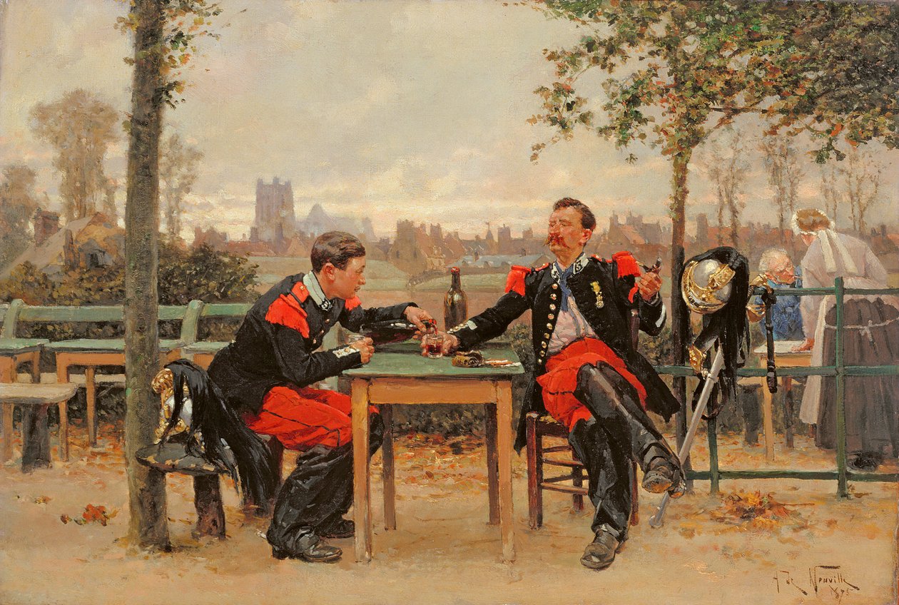 Festa do Comandante, 1875 de Alphonse Marie de Neuville