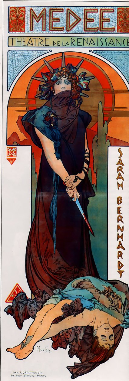 MedeanFrancais: Medeen de Alphonse Mucha