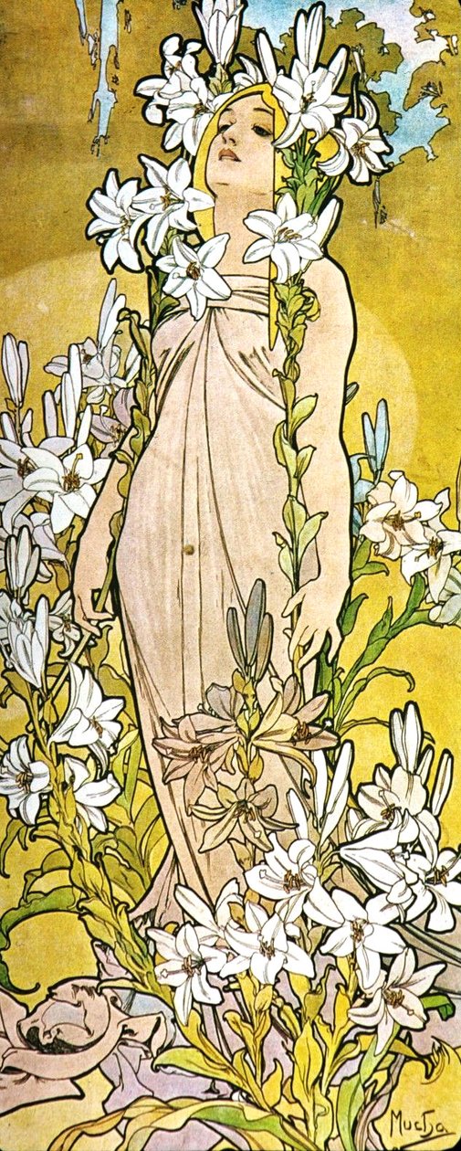 Lírio de Alphonse Mucha