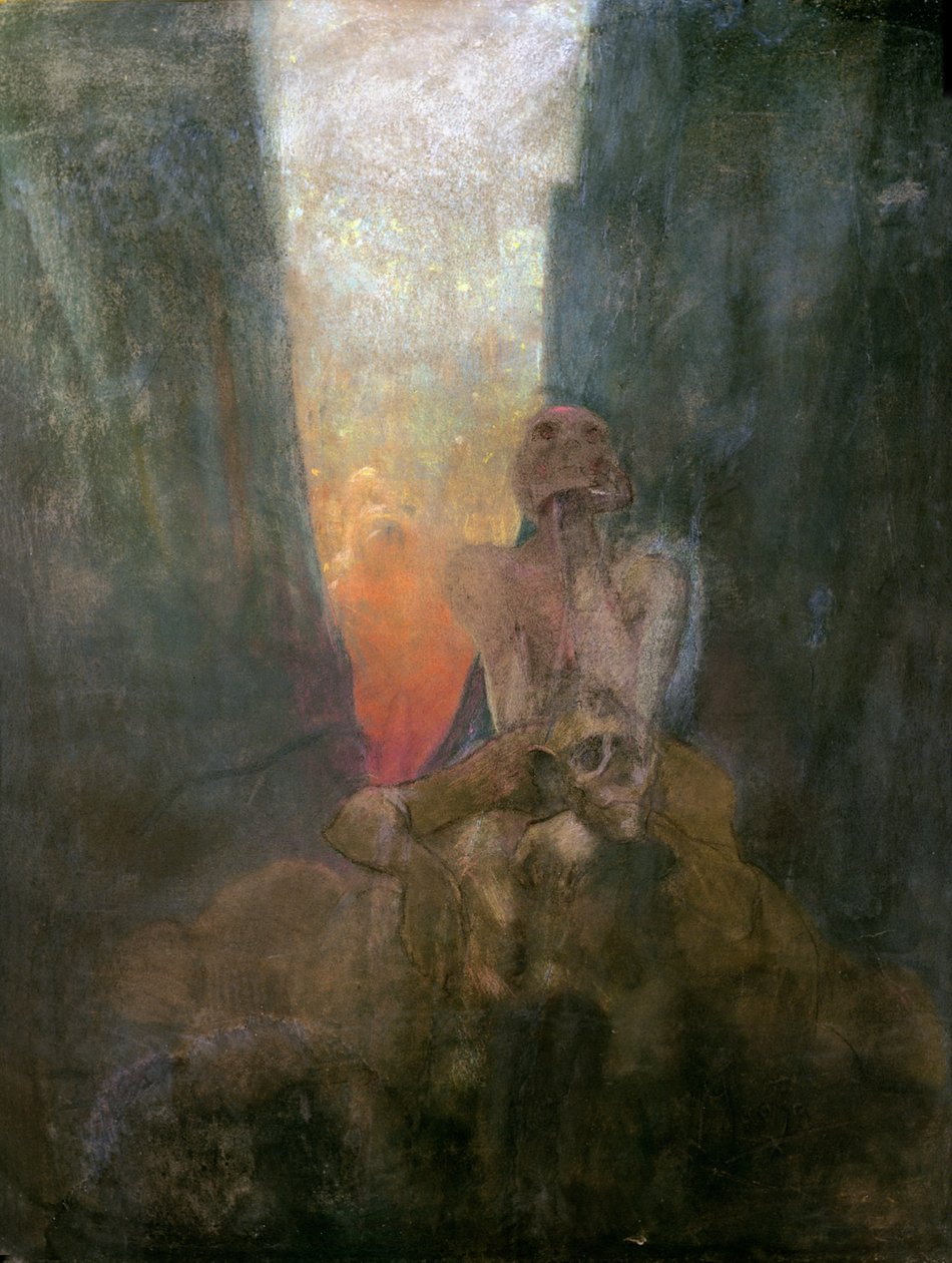 O abismo, 1899 de Alphonse Mucha