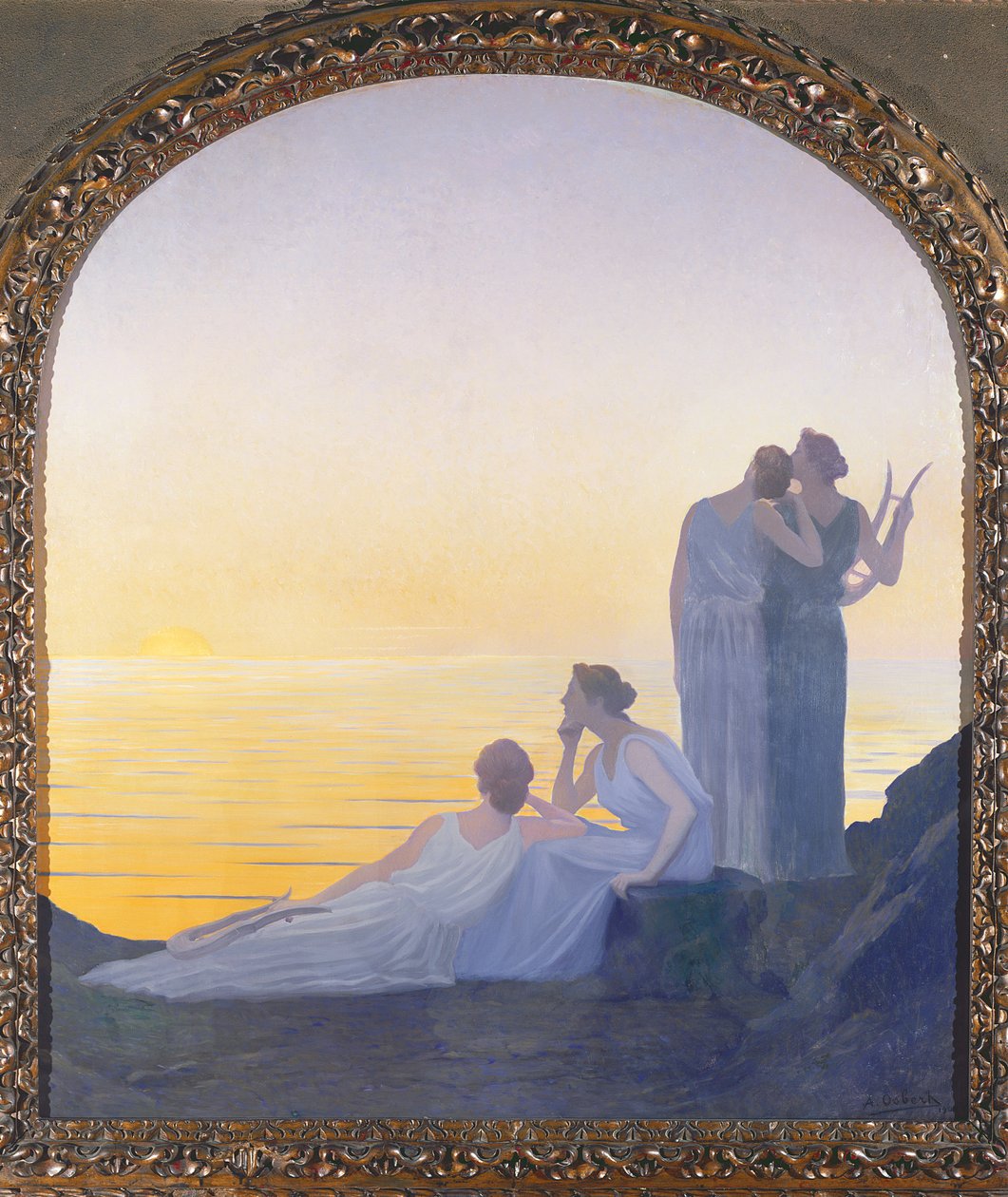 Uma noite nos tempos antigos, 1908 de Alphonse Osbert