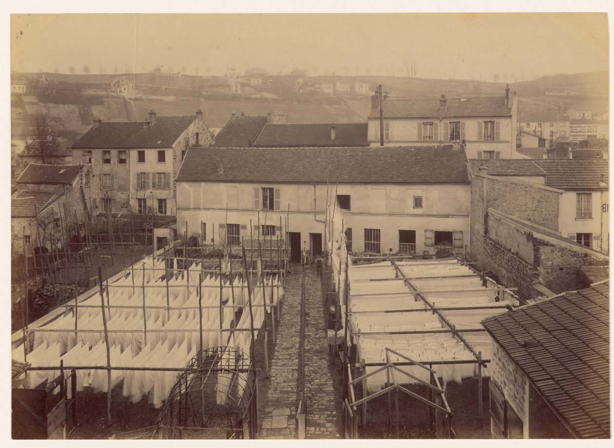 Assassinato da viúva Templier em Arcueil ... Vista exterior da casa de Alphonse Bertillon