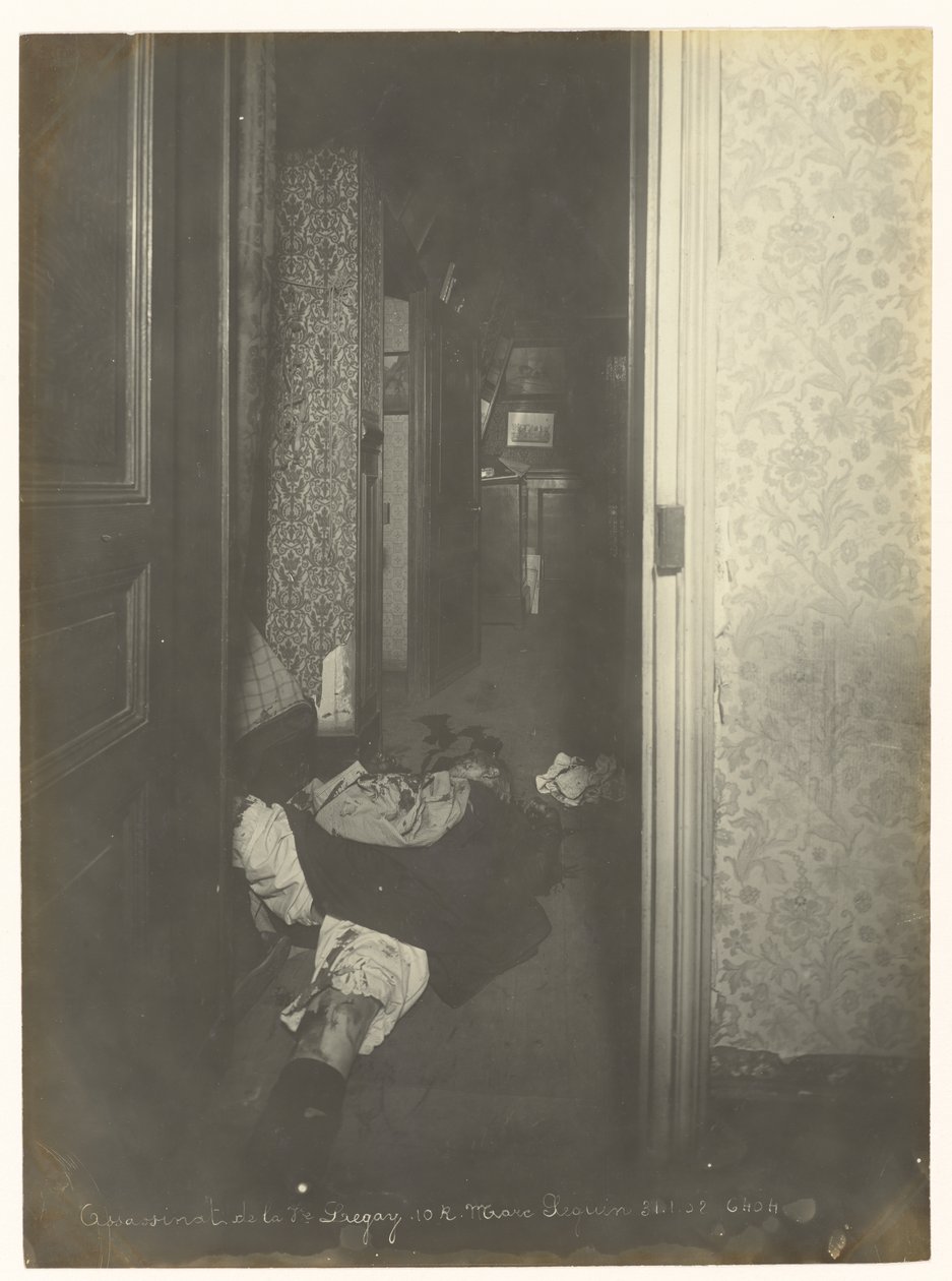 Descoberta do cadáver de Alphonse Bertillon