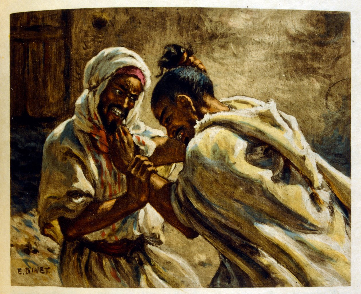 Ilustração por Dinet de 