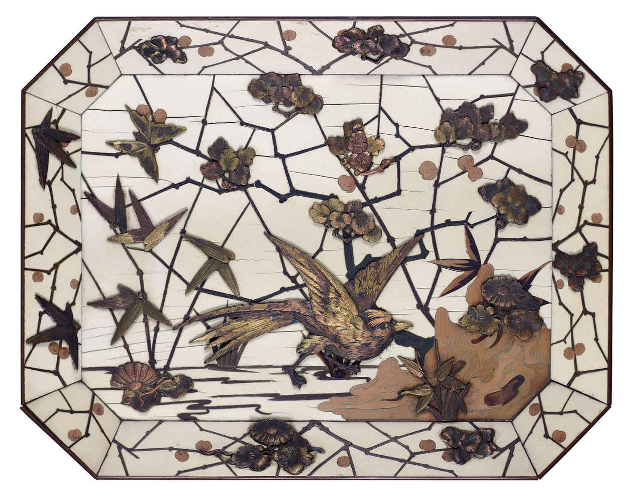 Charger, marchetaria de Ferdinand Duvinage, c.1880 de Alphonse Gustave Giroux