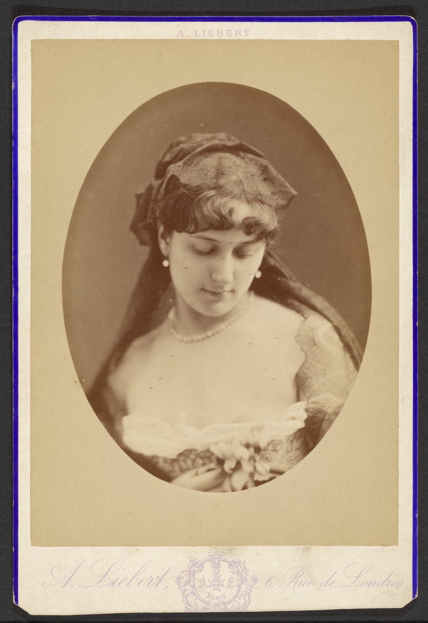 Porträt einer jungen Frau de Alphonse J. Liébert
