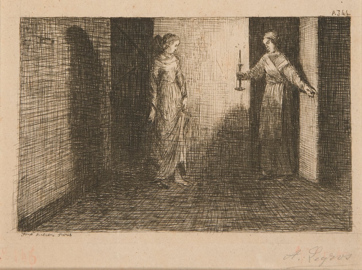 2 Ilustrações para Le Malheur d de Alphonse Legros