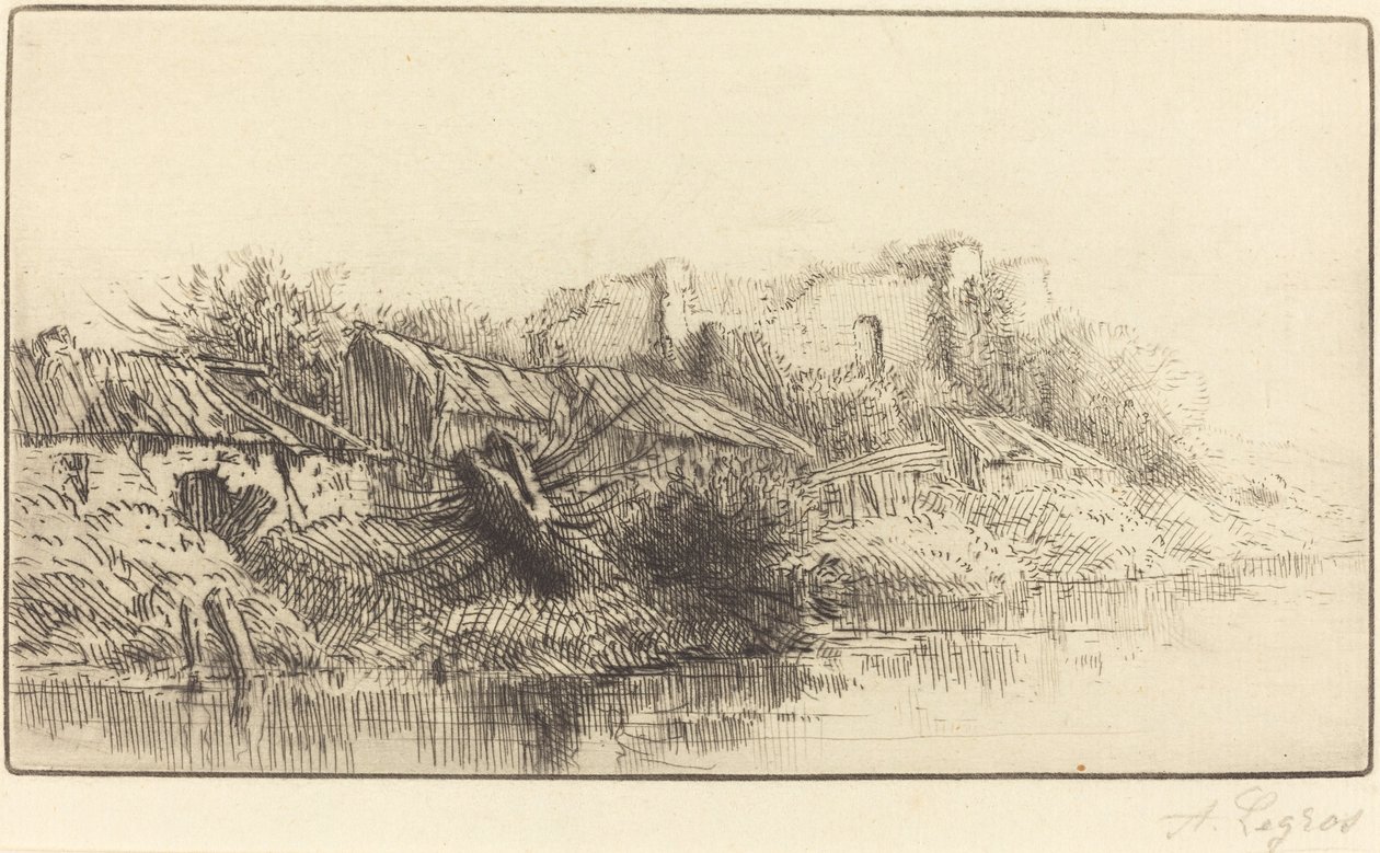 Aldeia Abandonada de Alphonse Legros