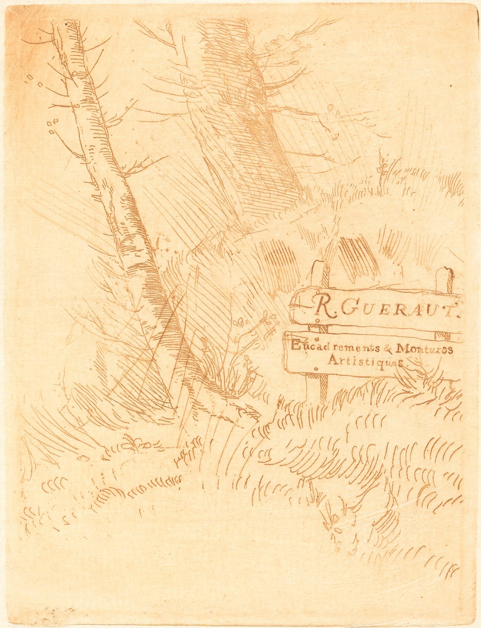 Endereço de R. Gueraut (Endereço de M.R. Gueraut) de Alphonse Legros
