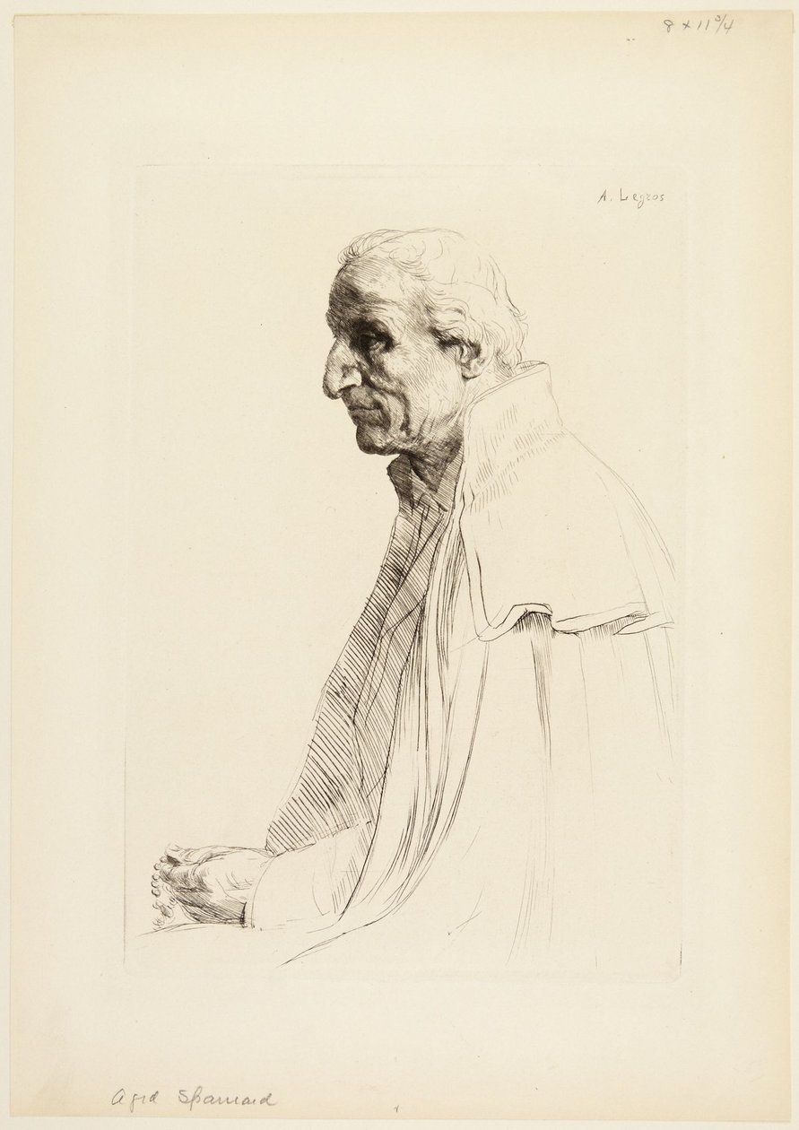 Espanhol idoso de Alphonse Legros