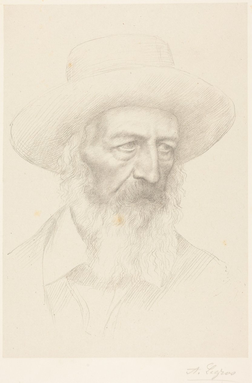 Alfred, Lord Tennyson de Alphonse Legros