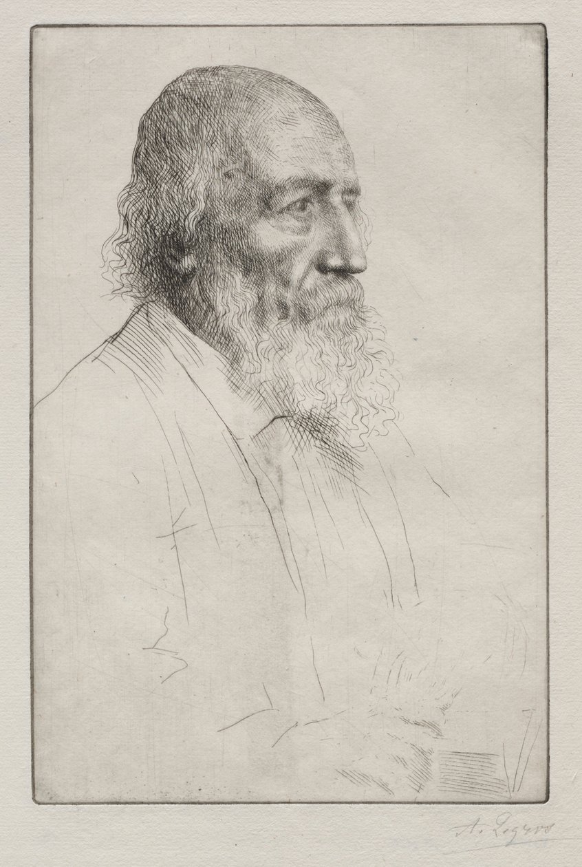 Alfred Lord Tennyson. de Alphonse Legros