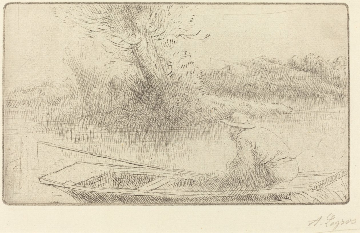 Ao longo do Tamisa No Tamisa. de Alphonse Legros