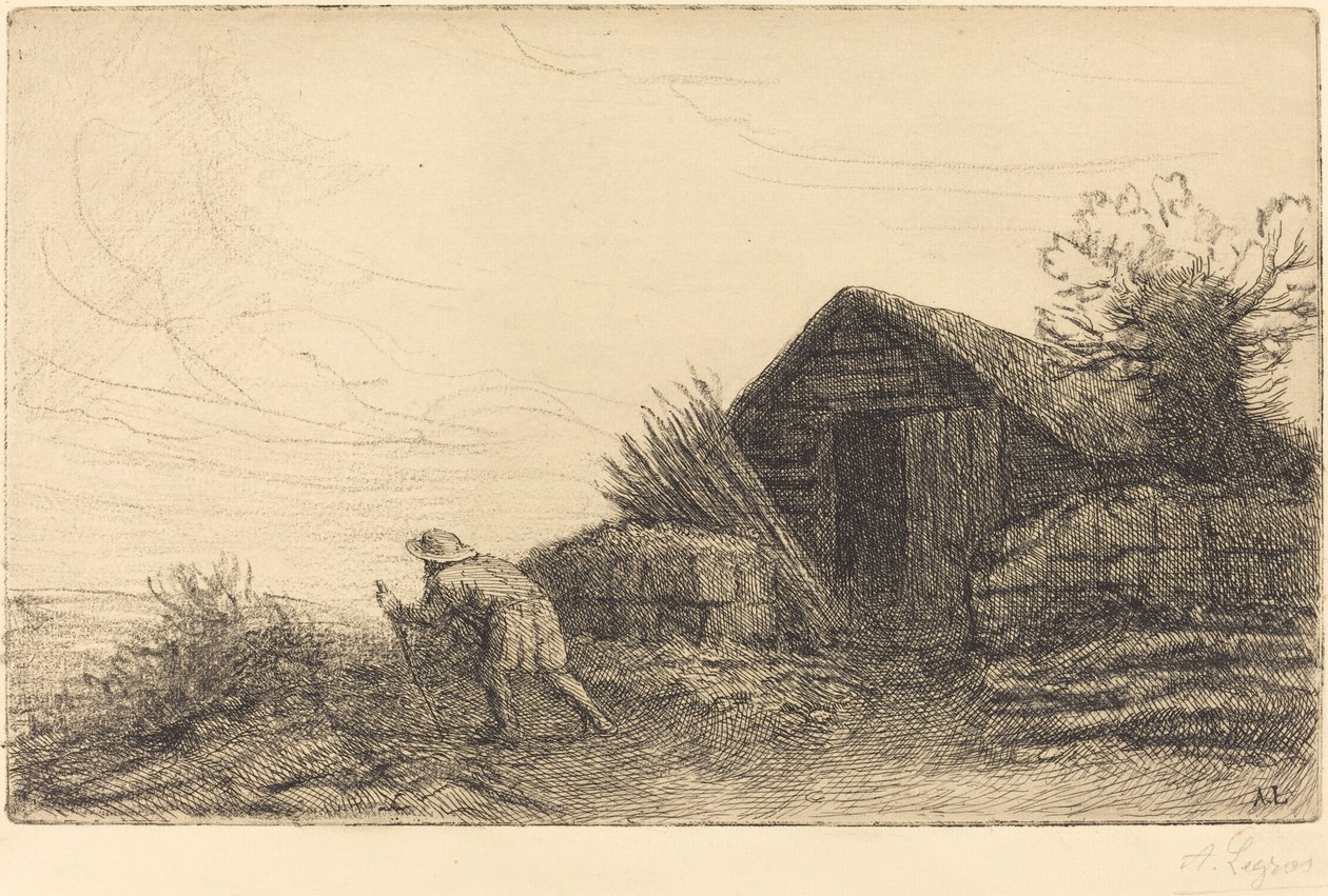 Ao longo do topo da colina de Alphonse Legros