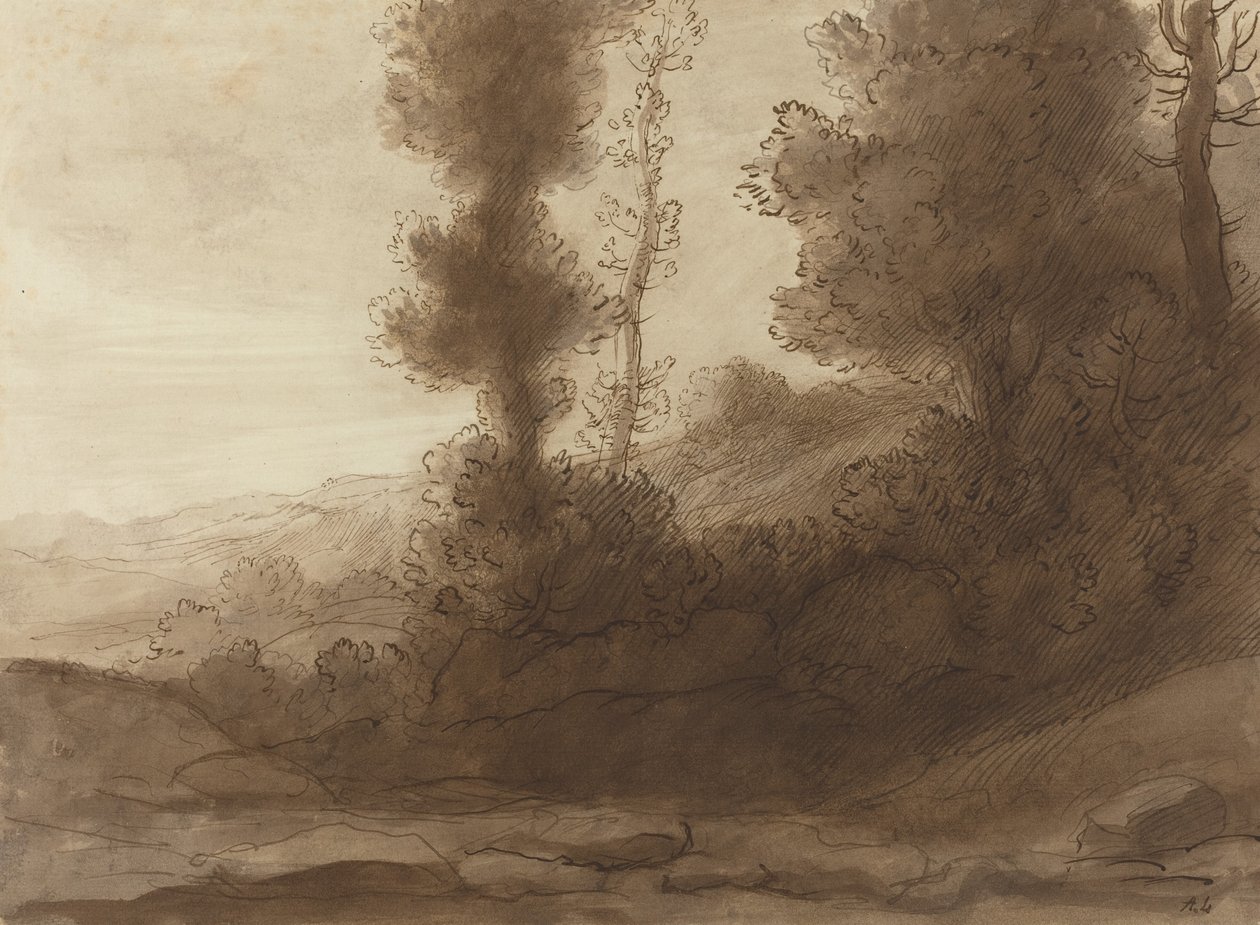 Ao pé do morro. de Alphonse Legros