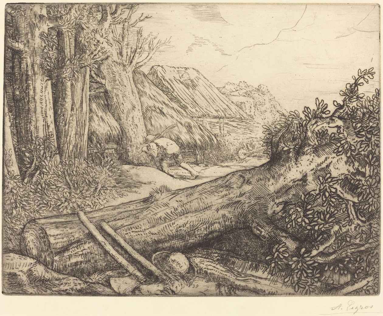 Na Casa dos Lenhadores Chez les bucherons. de Alphonse Legros
