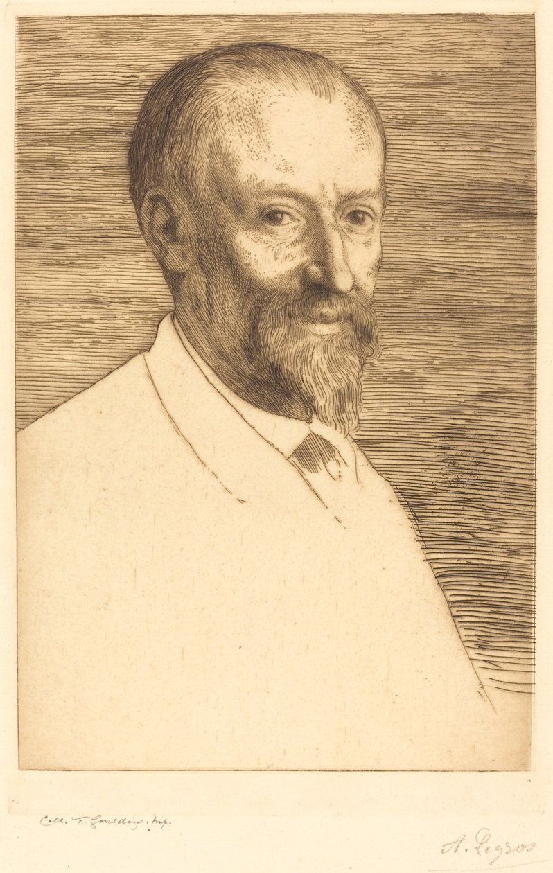 Auguste Poulet-Malassis, 2ª placa. de Alphonse Legros