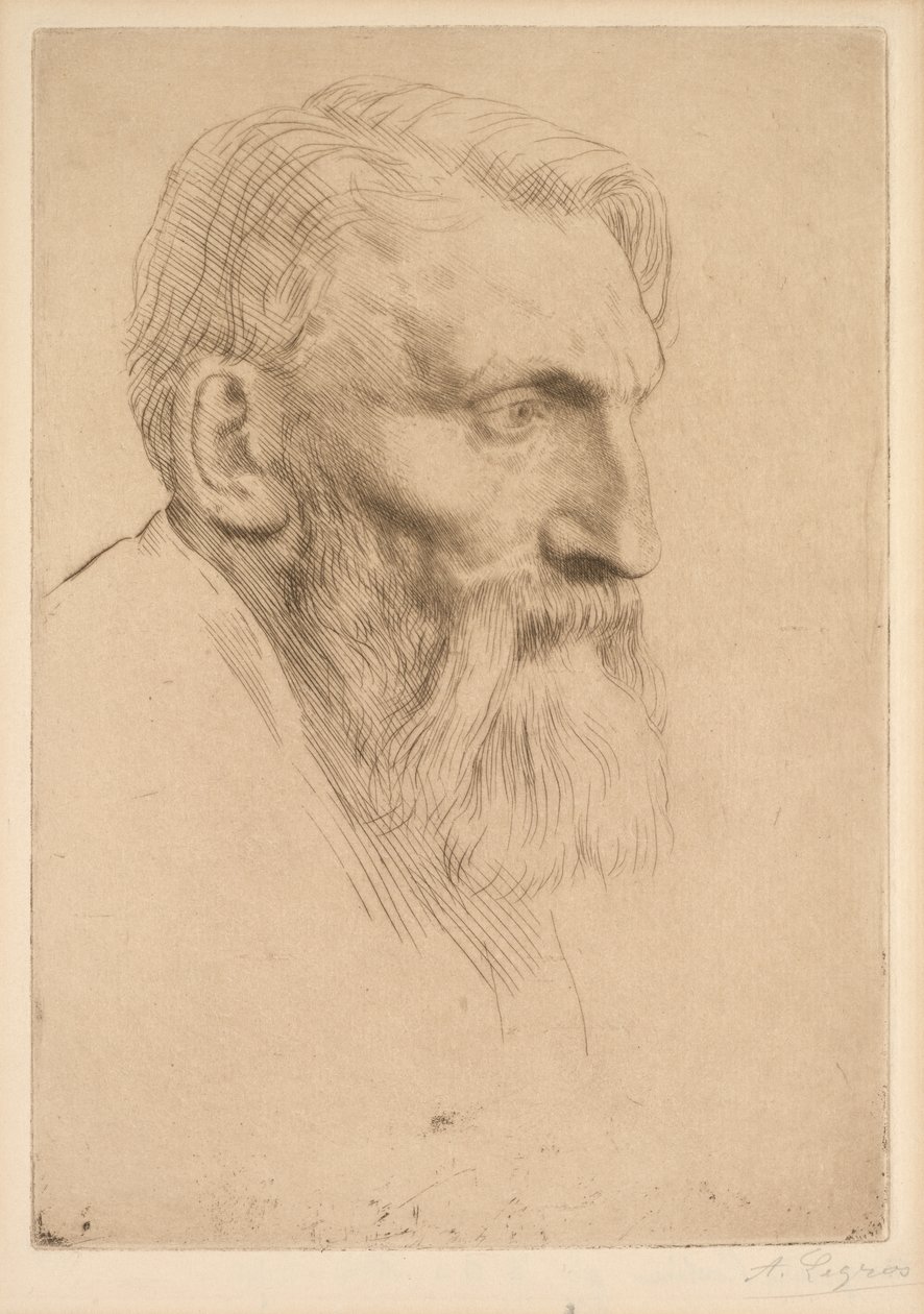 Auguste Rodin, 1881. de Alphonse Legros