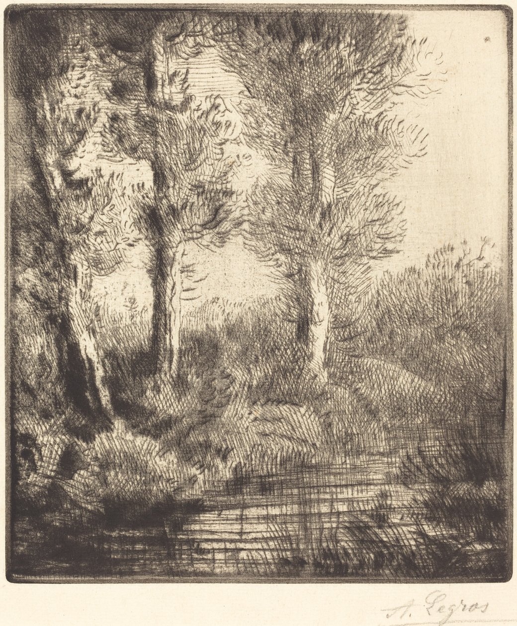 Margens do Saint-Pre Rive du Saint-Pre. de Alphonse Legros