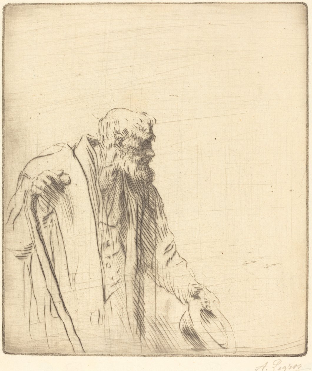 Mendigo Um mendigo. de Alphonse Legros