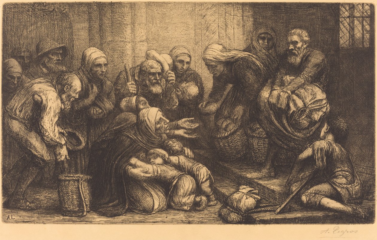 Mendigos de Bruxelas de Alphonse Legros