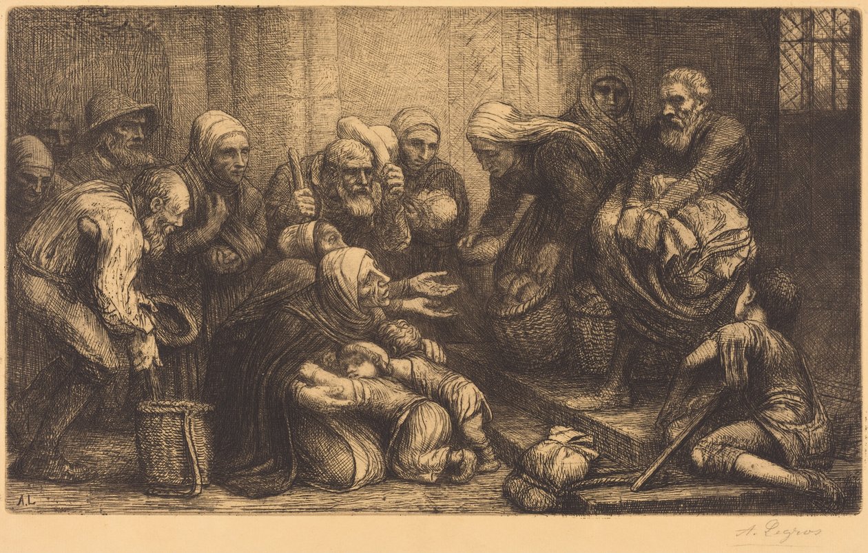 Beggars of Brussels (Os mendigos de Bruges) de Alphonse Legros