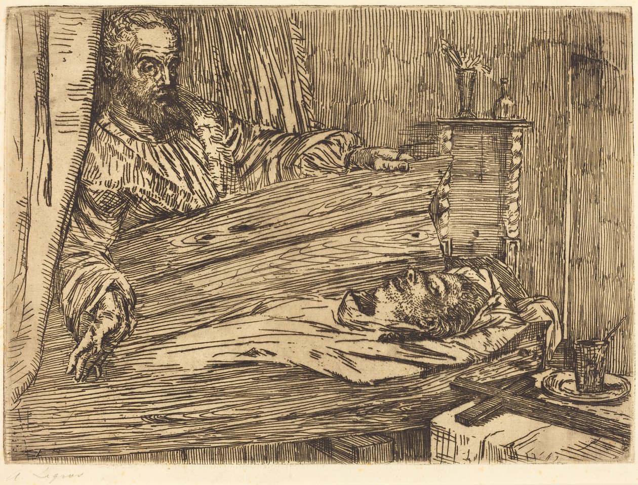 Berenice, 2.ª placa de Alphonse Legros
