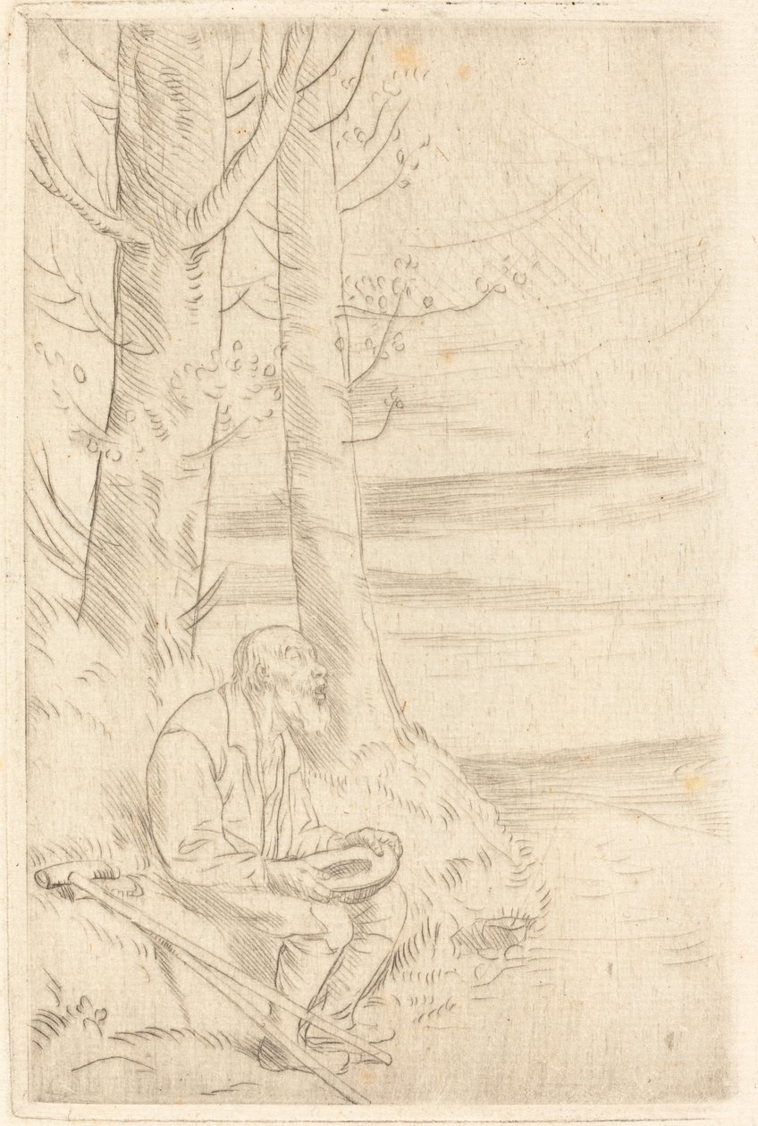 mendigo cego de Alphonse Legros