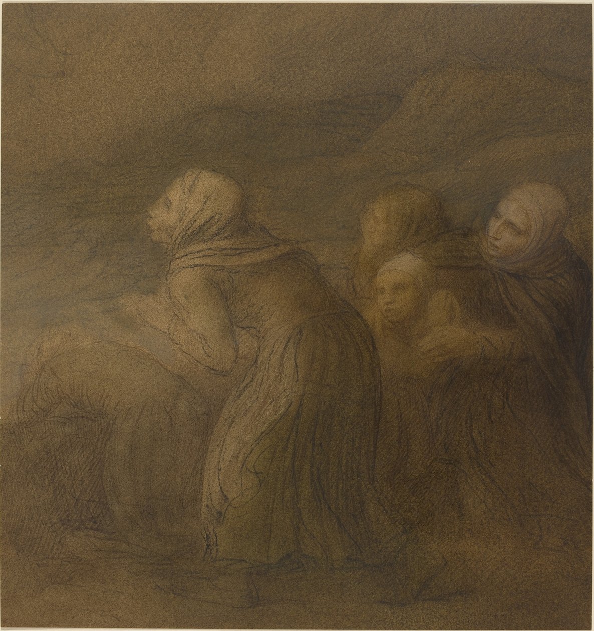 Barco em apuros de Alphonse Legros