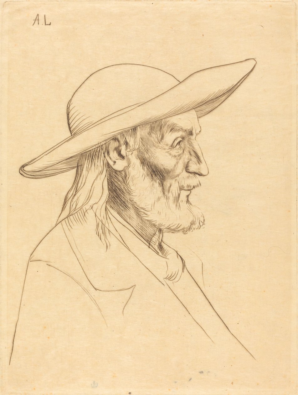 Camponês Bretão (Paysan bretão) de Alphonse Legros