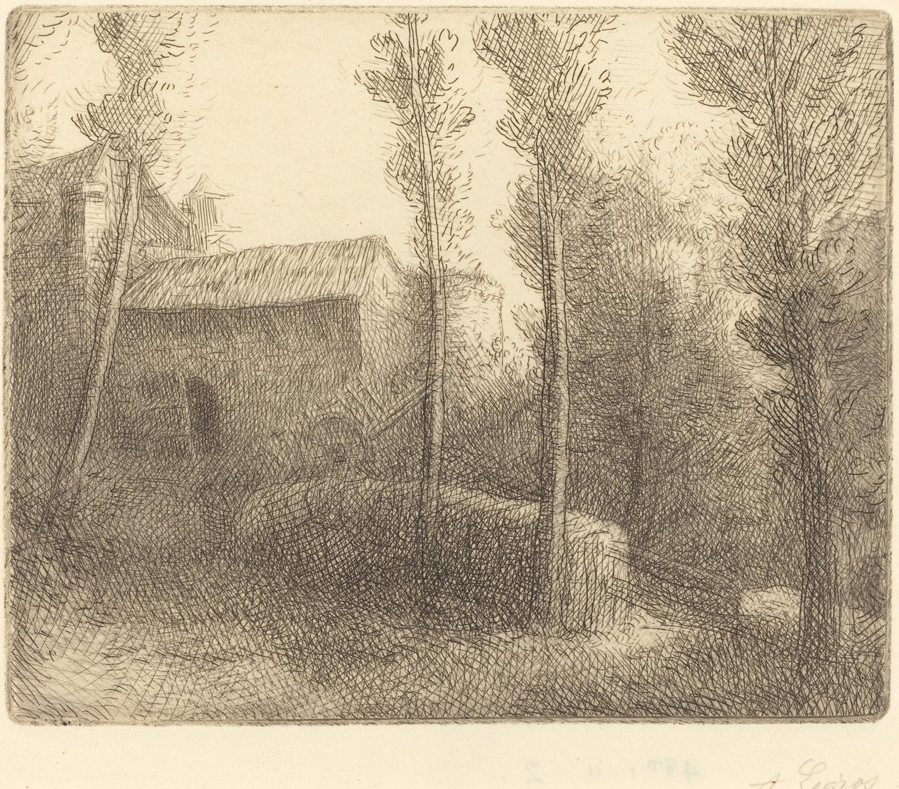 Ponte no Moinho (Le pont du moulin) de Alphonse Legros