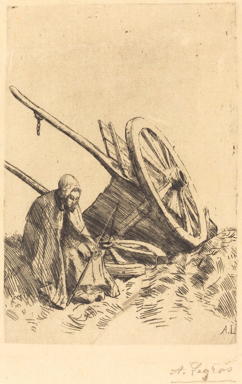 Carrinho Quebrado de Alphonse Legros