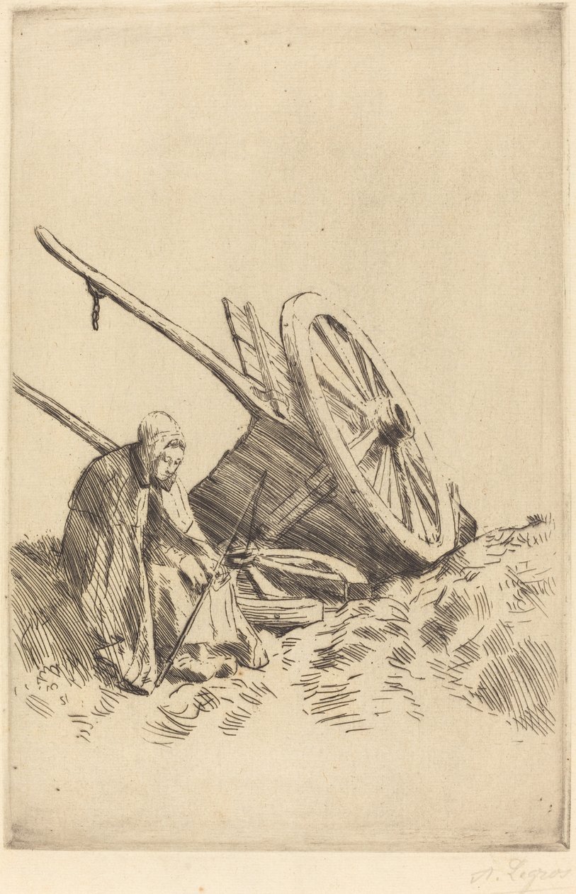 Carro quebrado O carro quebrado. de Alphonse Legros