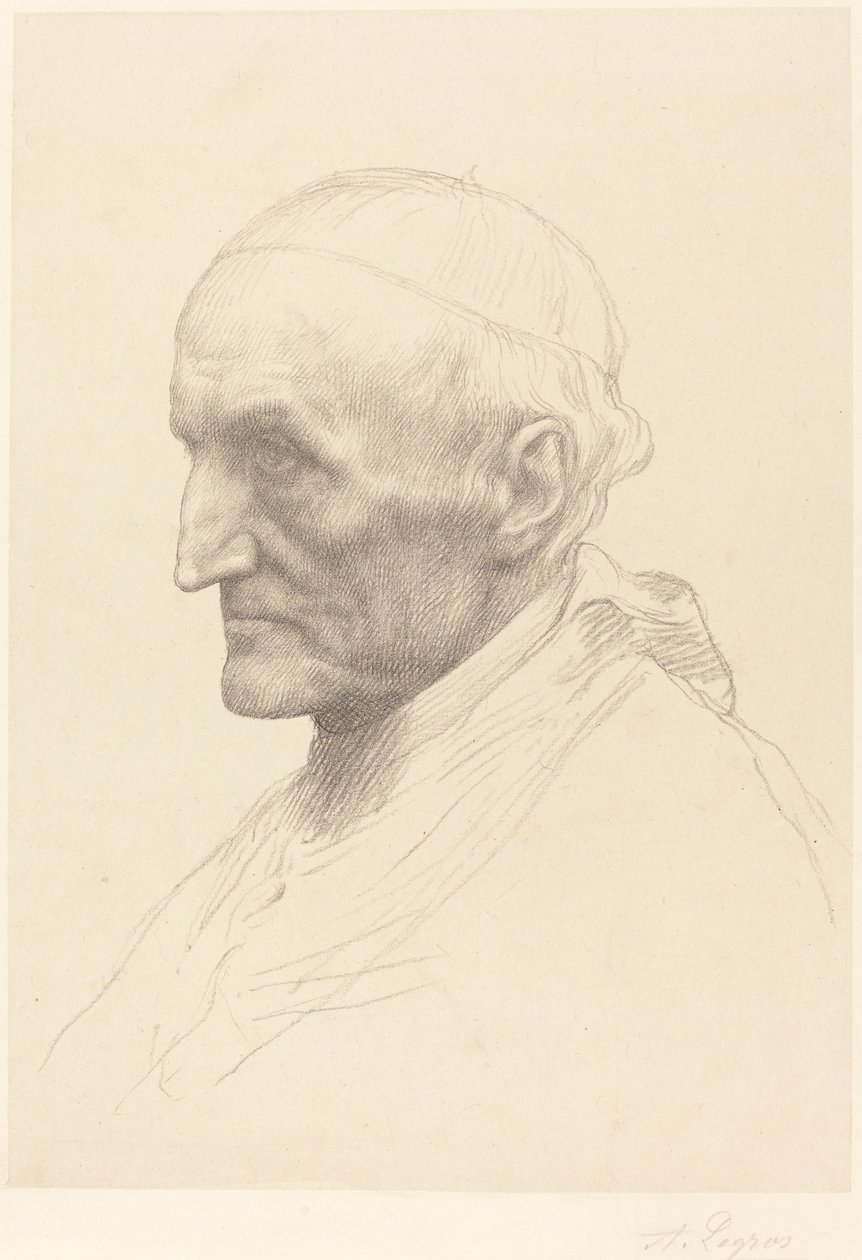 Cardeal Manning, 2ª chapa. de Alphonse Legros