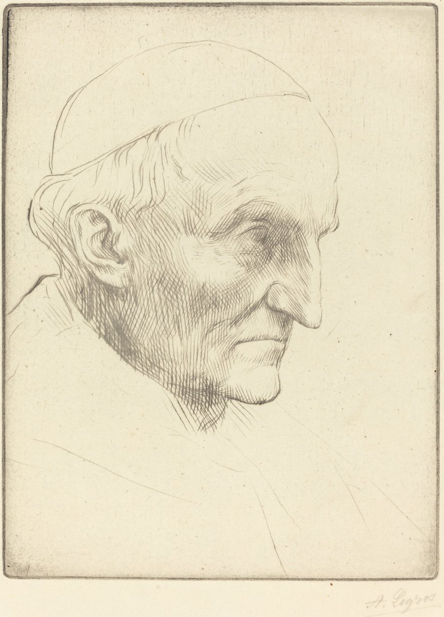 Cardeal Manning, 3ª placa. de Alphonse Legros
