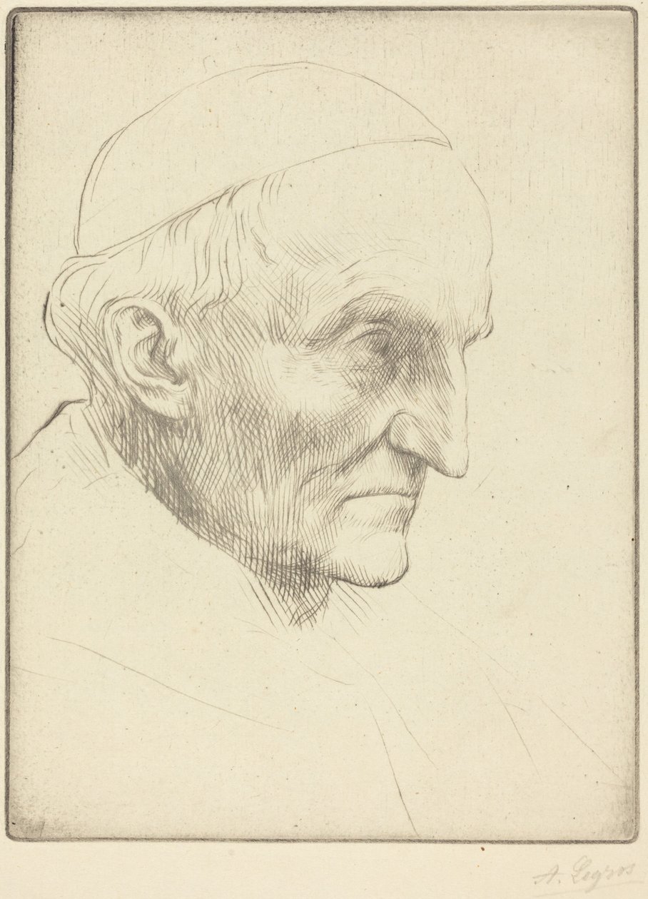 Cardeal Manning, prancha 3 de Alphonse Legros