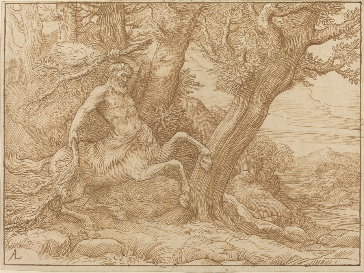 Centauro com Ramos de Alphonse Legros