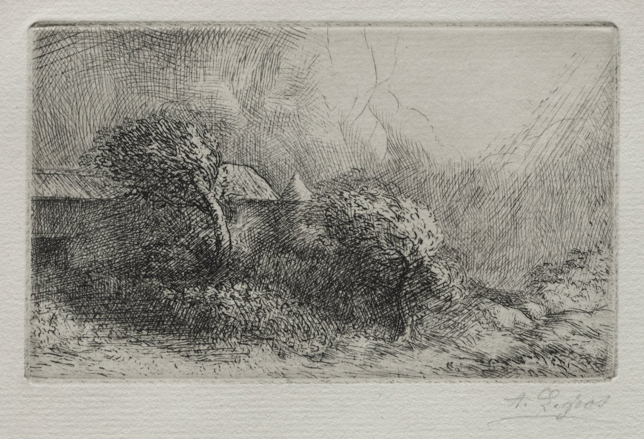 Chailli: Fim de uma Tempestade (Efeito Tempestade) de Alphonse Legros