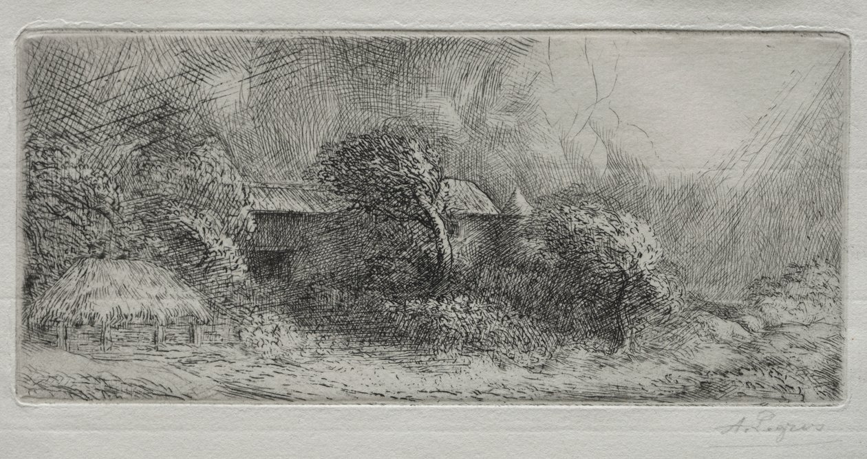 Chailli: efeito tempestade de Alphonse Legros