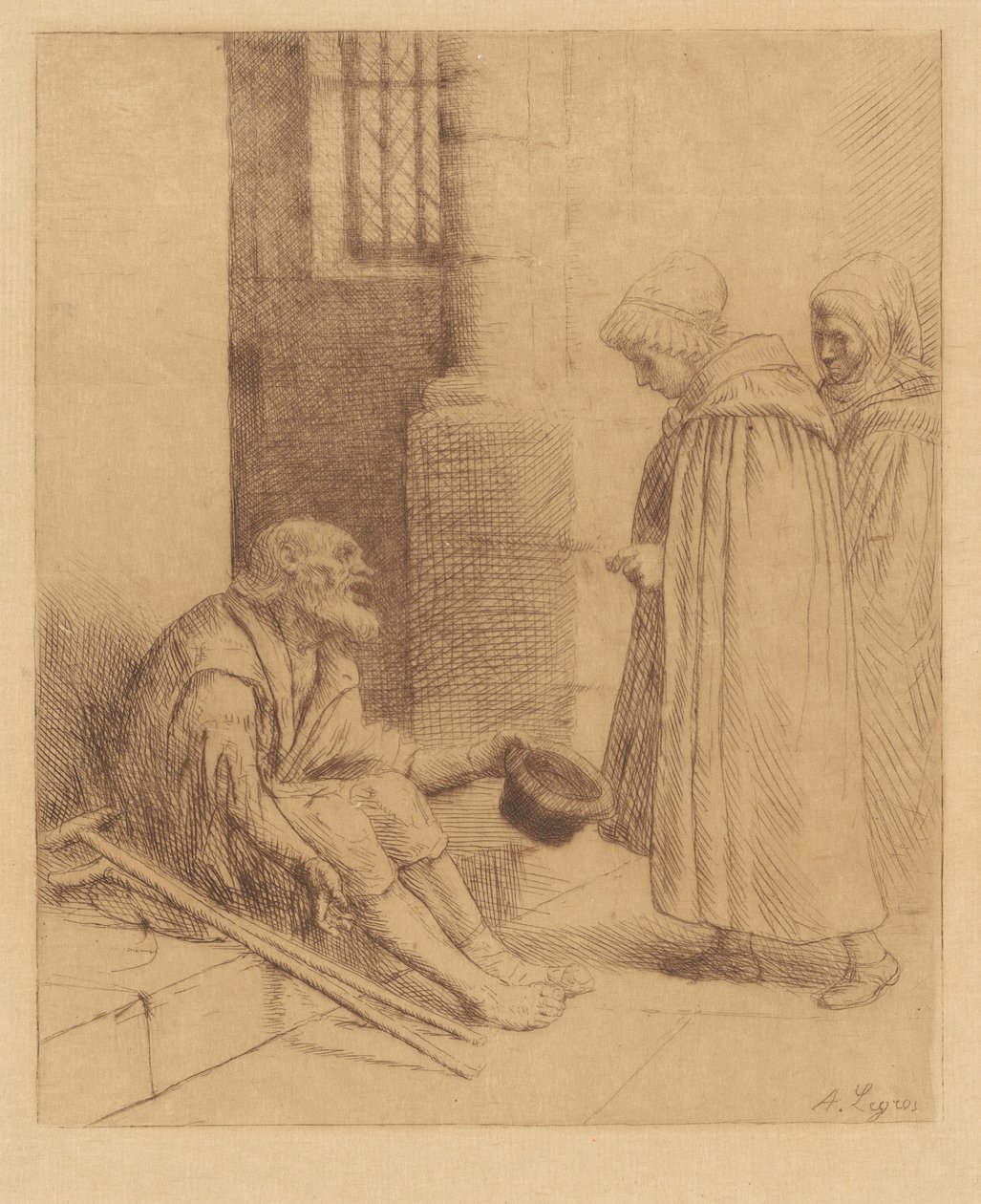 Charity (A Caridade) de Alphonse Legros