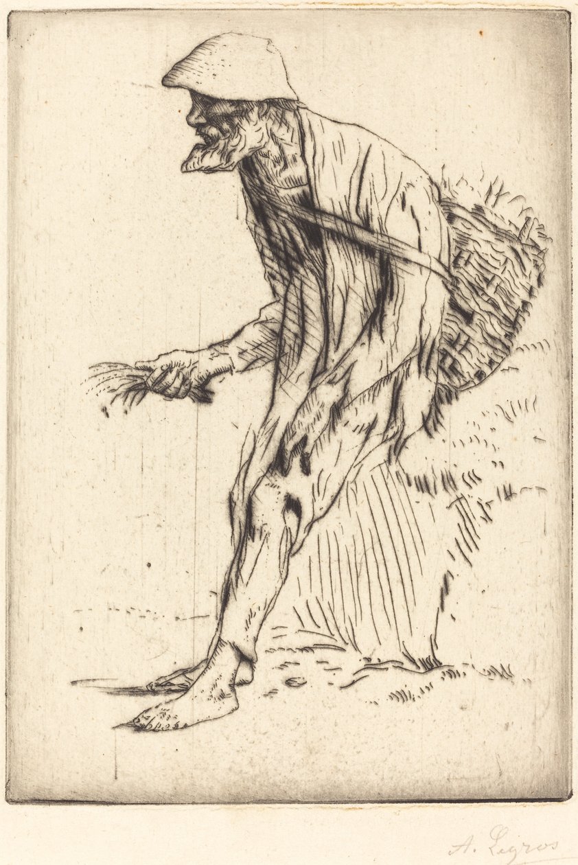 Comerciante de Chickweed de Alphonse Legros