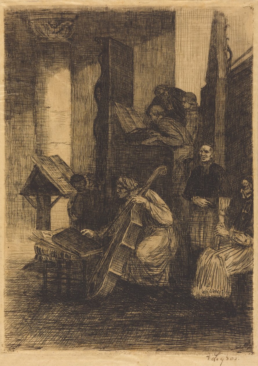 Coro numa igreja espanhola (La choeur d
