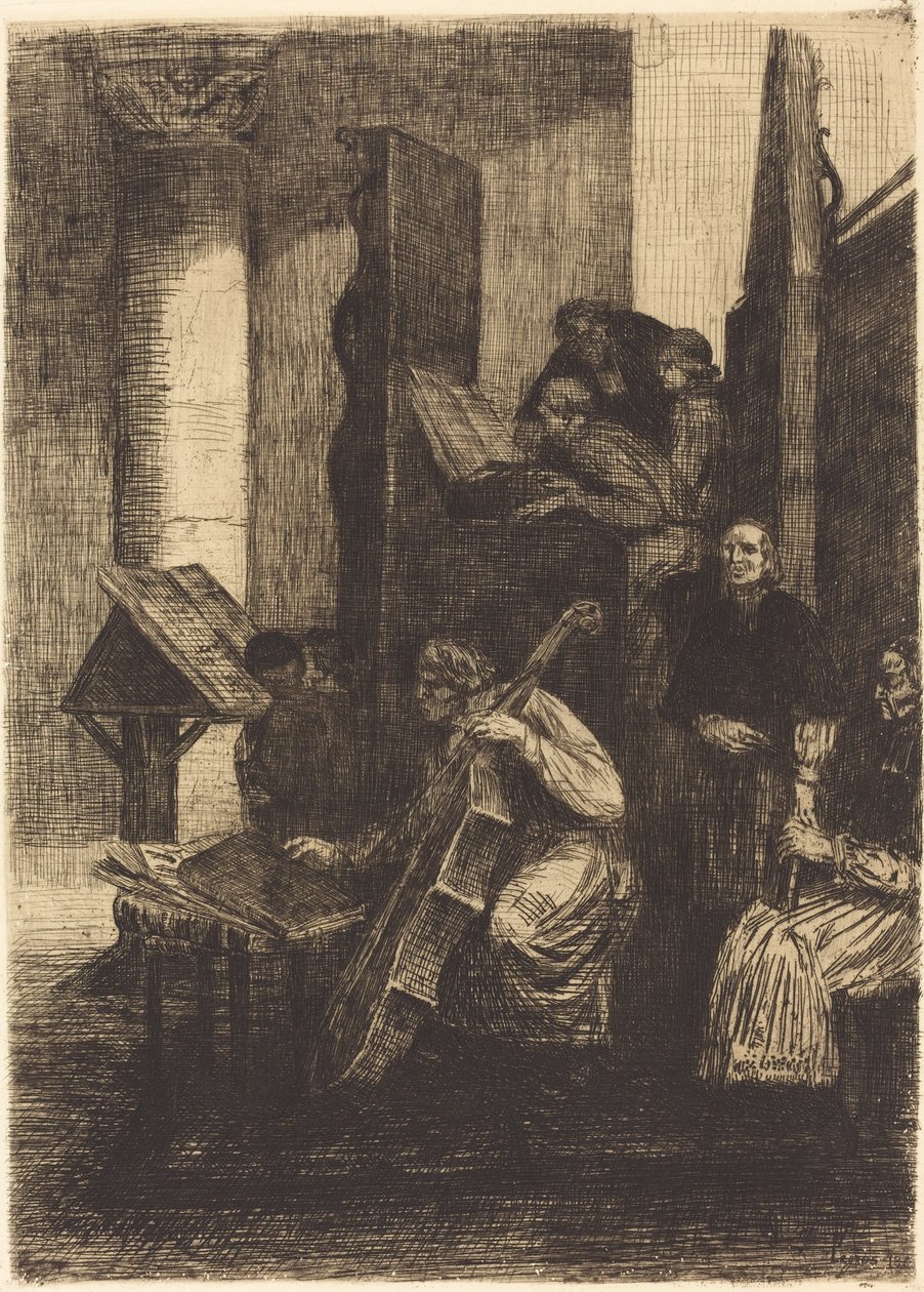 Coro em uma igreja espanhola (Le choeur d