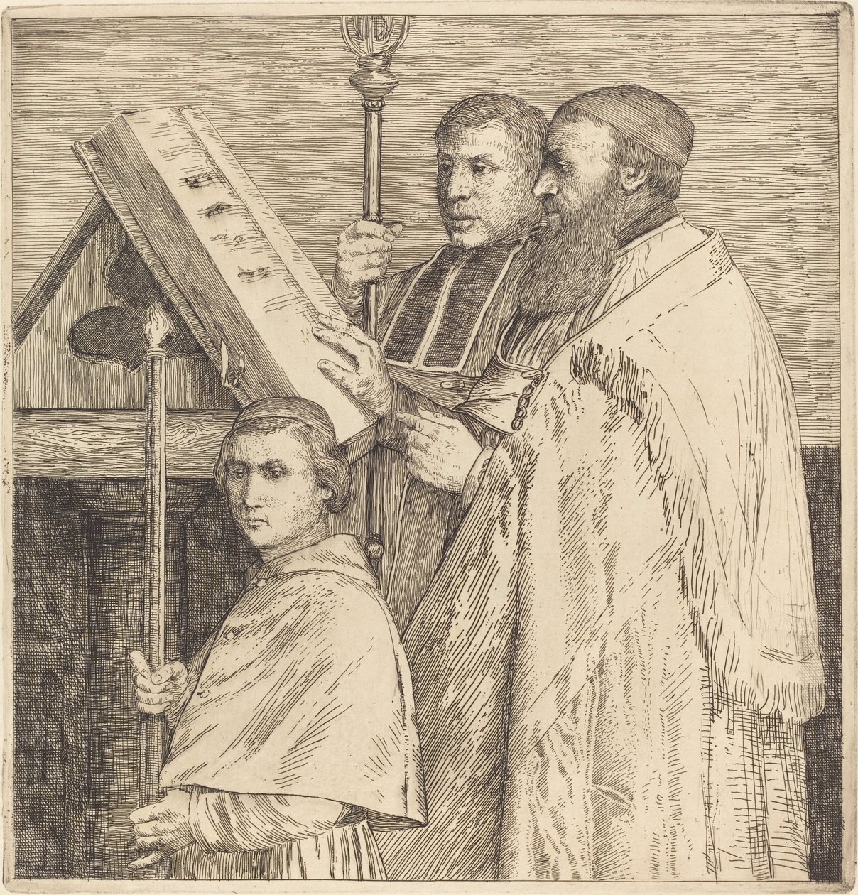 Coristas, 2º prato (Le lutrin) de Alphonse Legros