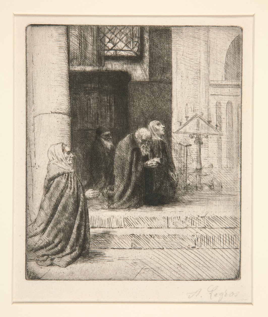 Interior da Igreja (Interior d de Alphonse Legros