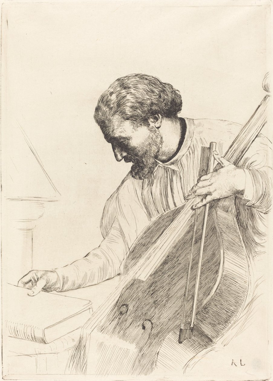 Contra-baixista de Alphonse Legros
