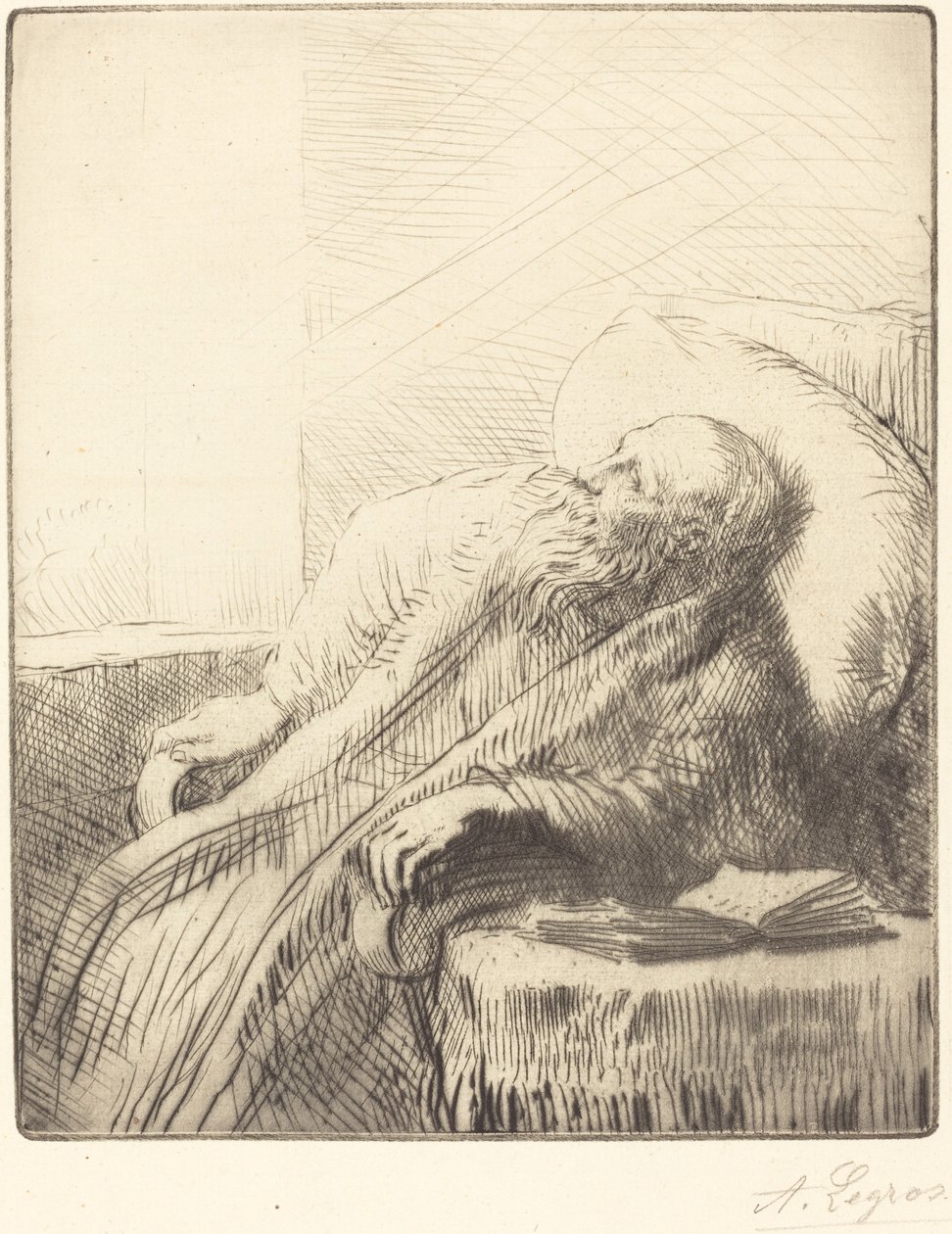 Convalescent Le convalescent. de Alphonse Legros