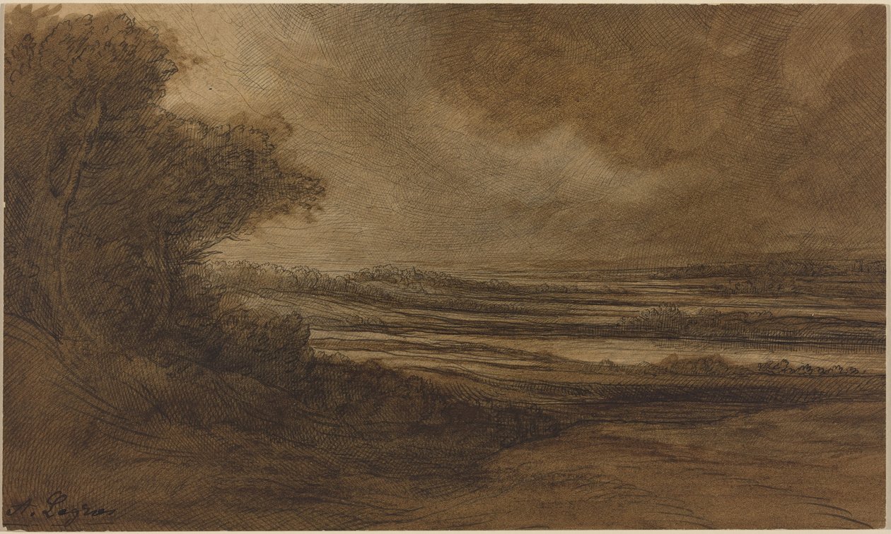 Campo da Borgonha [recto] de Alphonse Legros