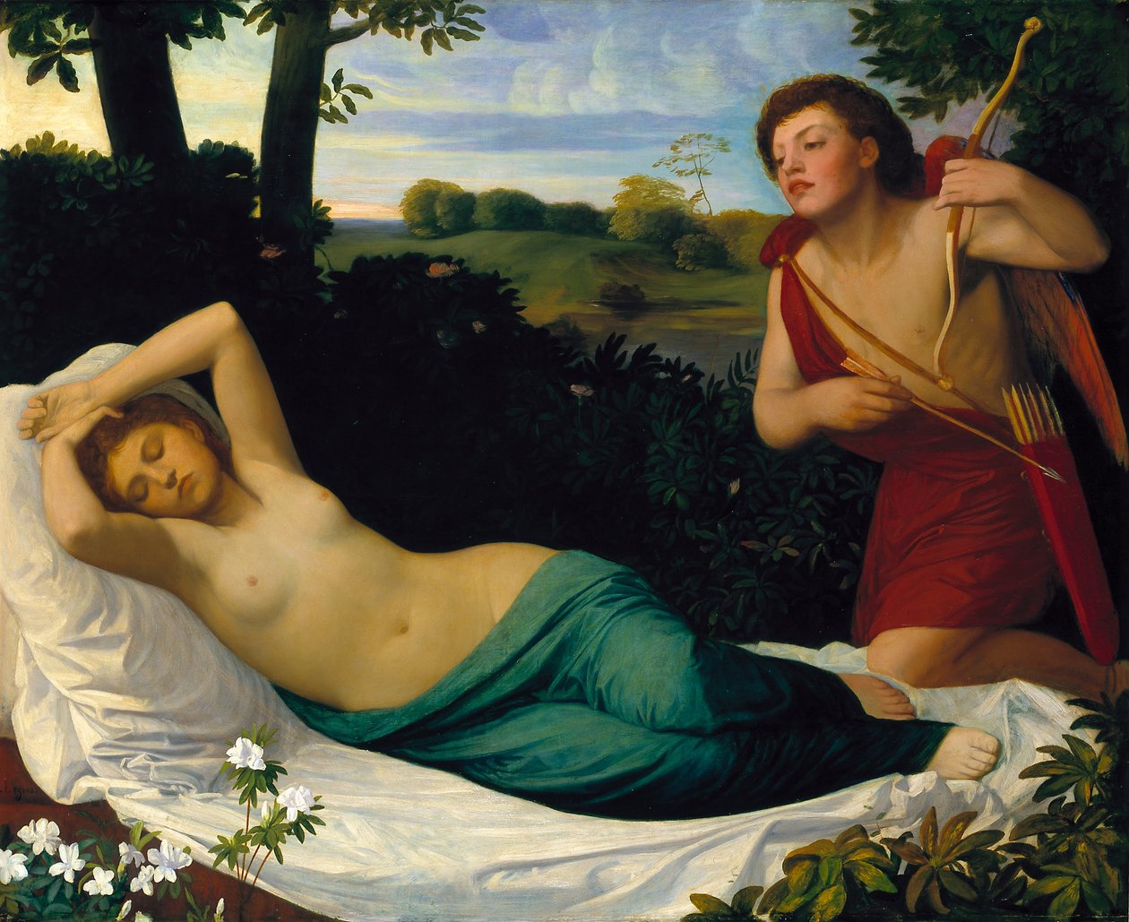 Cupido e Psiquê de Alphonse Legros